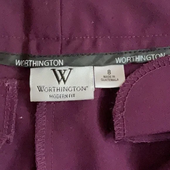 WORTHINGTON Women's (Size 8) Straight Leg Dress Pants Stretch - Picture 6 of 7